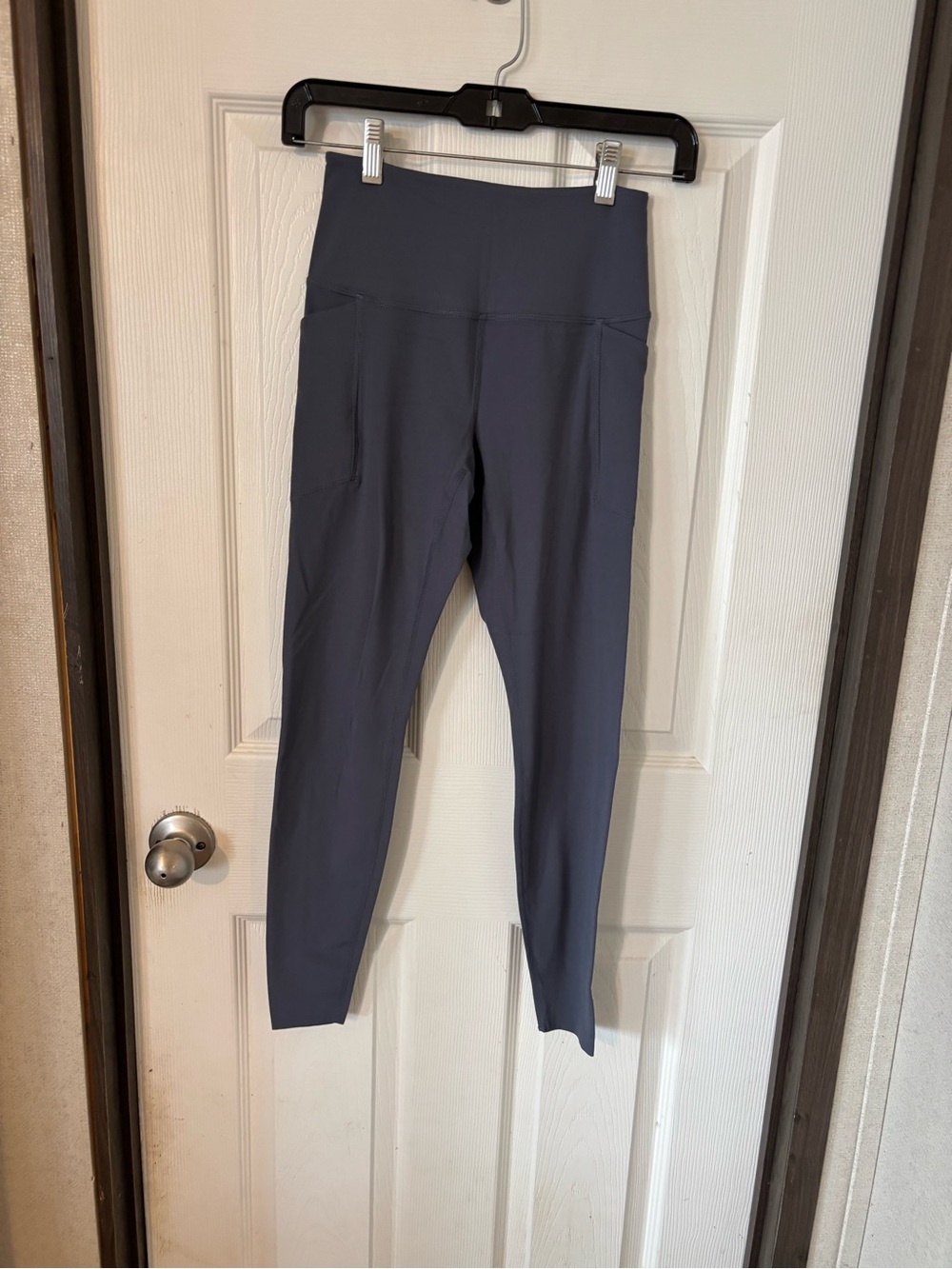 Free Fly Apparel High-Waist Leggings in Slate Gray